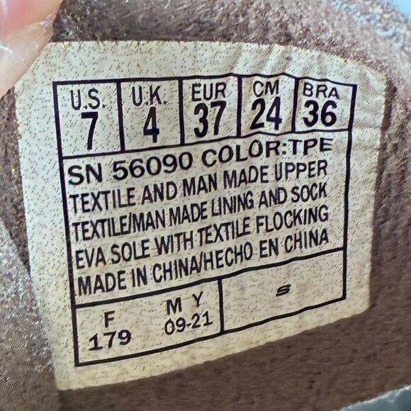 Birkenstock Arizona Soft Footbed Taupe Leather Sandals 56090 Women's Size 7 - Picture 9 of 10